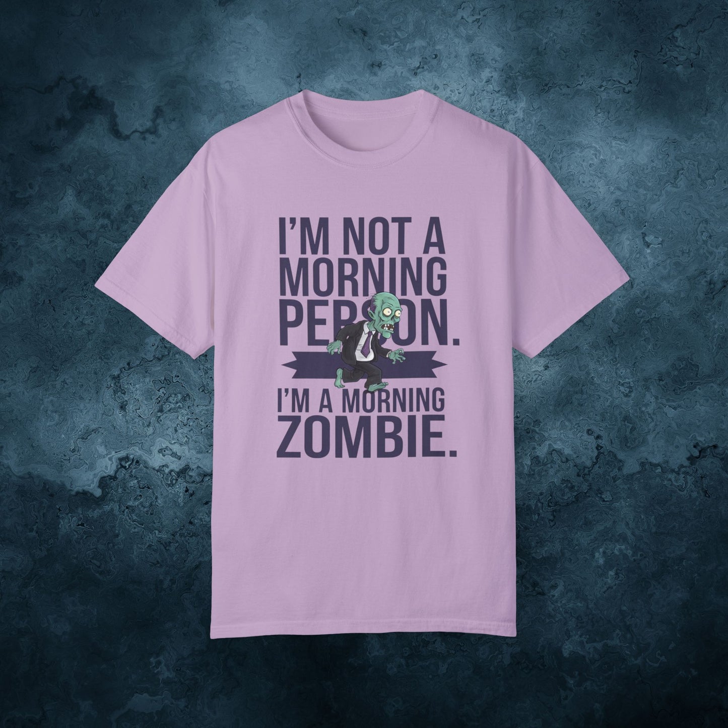 Funny Zombie T-Shirt, I'm Not A Morning Person, I'm A Morning Zombie Tee, Humorous Graphic Tee, Unique Gift for Zombie Lovers, Funny Quote