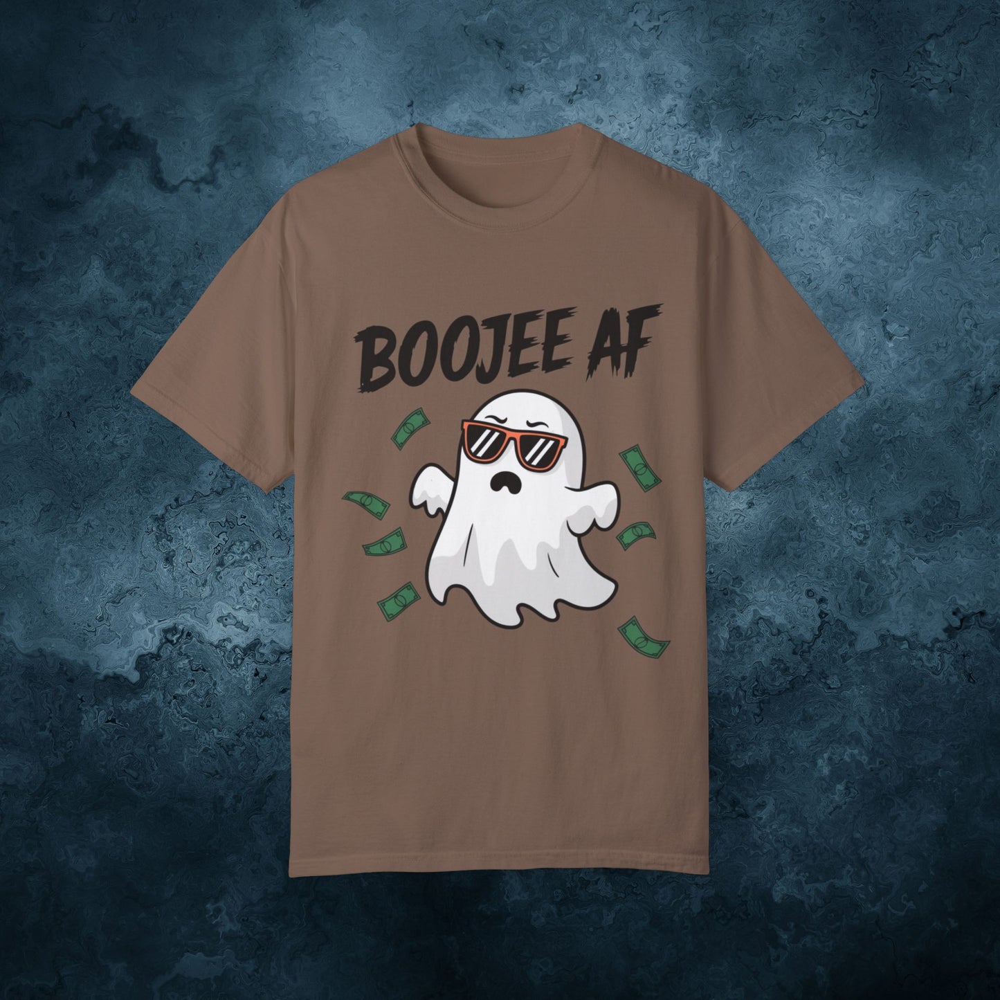 Funny Halloween Ghost Shirt, Boojee AF Graphic Tee, Cute Ghost Shirt for Halloween Parties, Trendy Halloween Apparel Gift