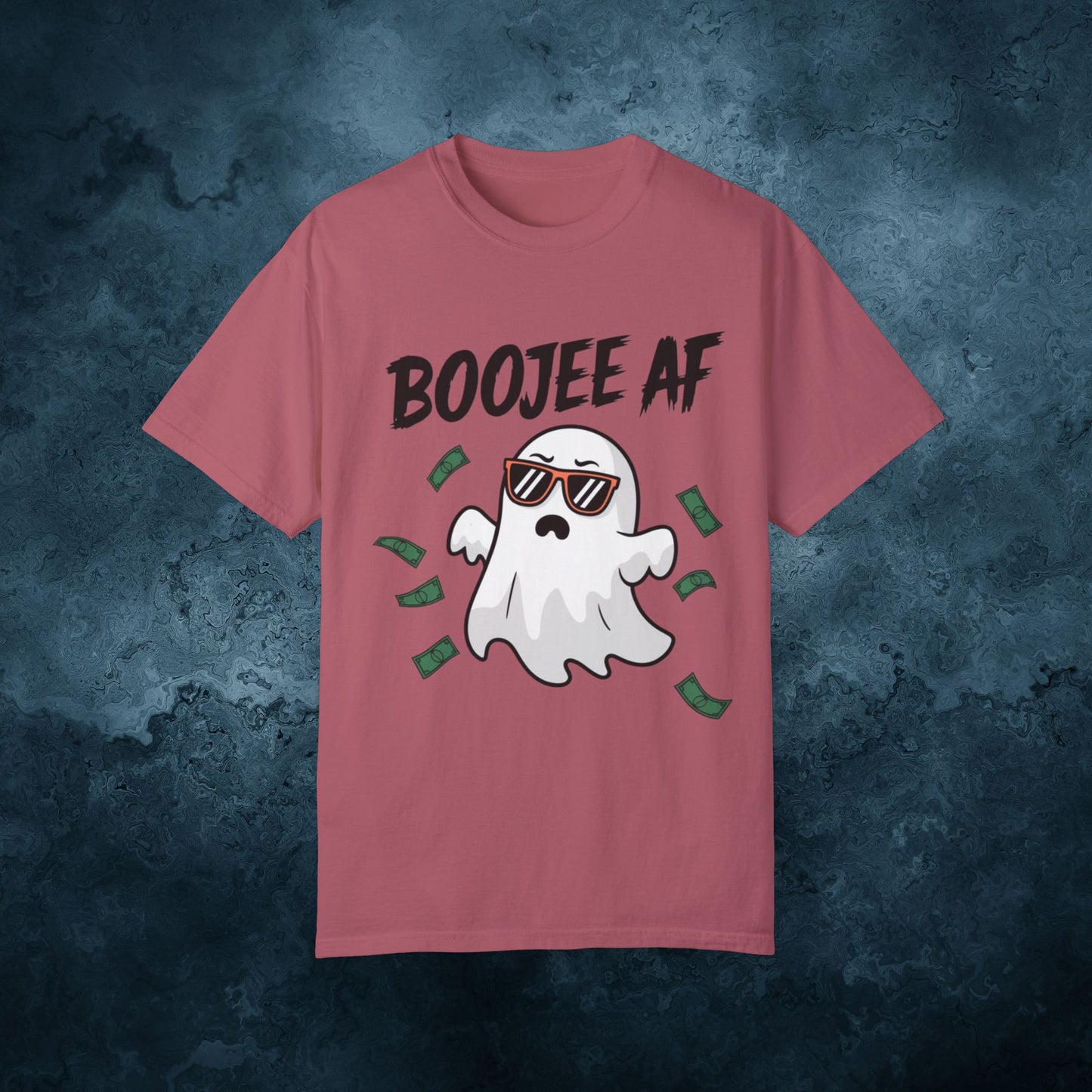 Funny Halloween Ghost Shirt, Boojee AF Graphic Tee, Cute Ghost Shirt for Halloween Parties, Trendy Halloween Apparel Gift