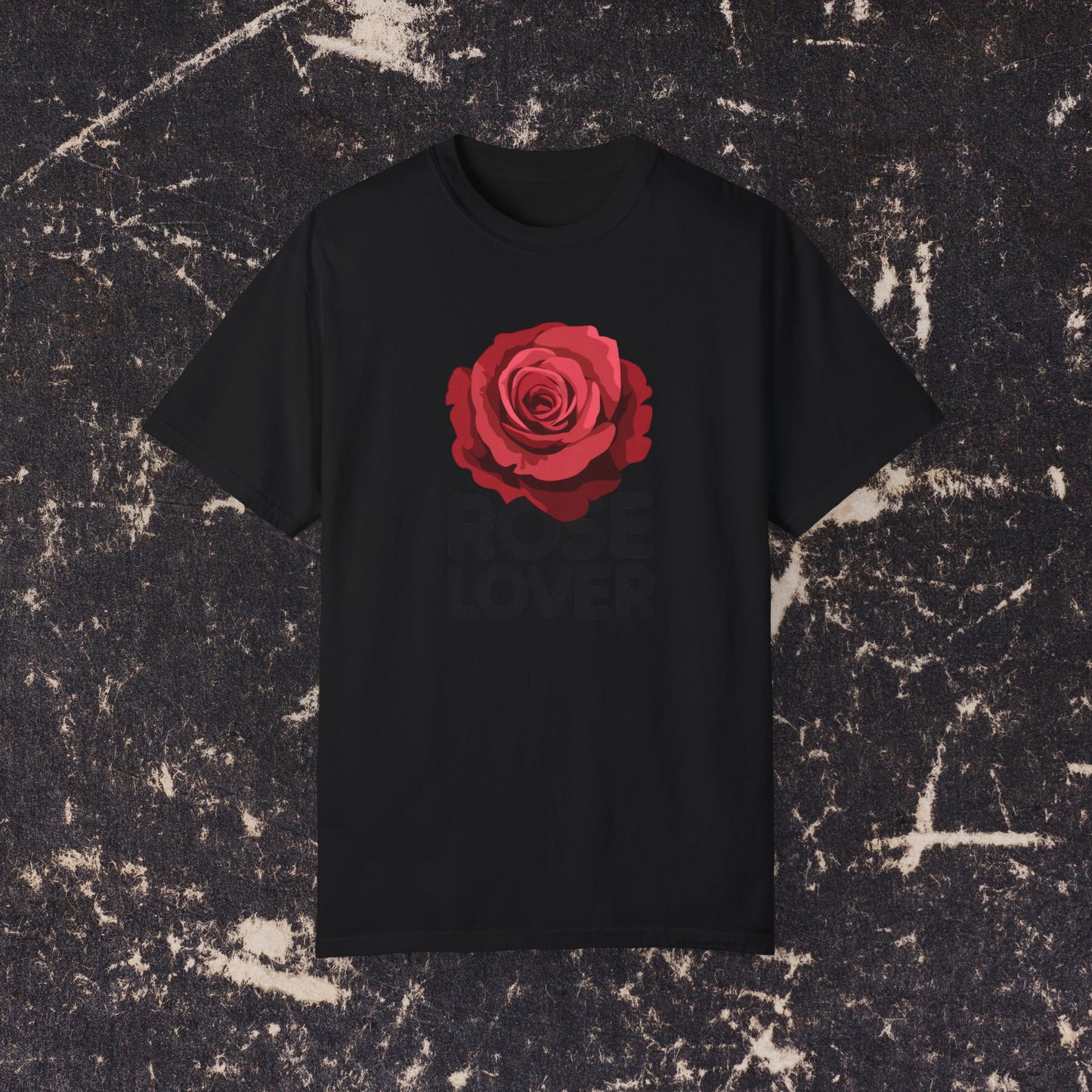 Rose Lover Graphic T-Shirt, Red Rose Art Shirt, Floral Print Top, Lover's Gift Tee, Casual Fashion Statement, Unique Graphic Tee