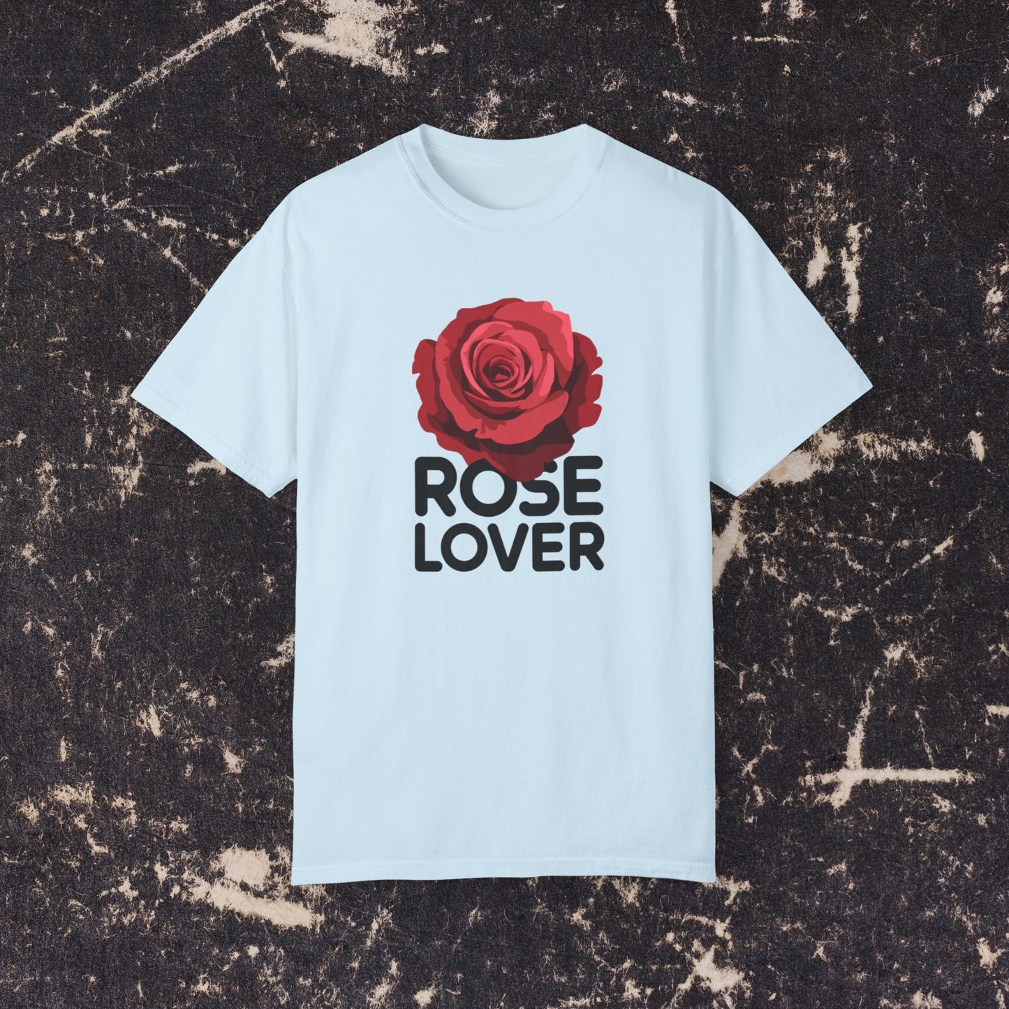 Rose Lover Graphic T-Shirt, Red Rose Art Shirt, Floral Print Top, Lover's Gift Tee, Casual Fashion Statement, Unique Graphic Tee