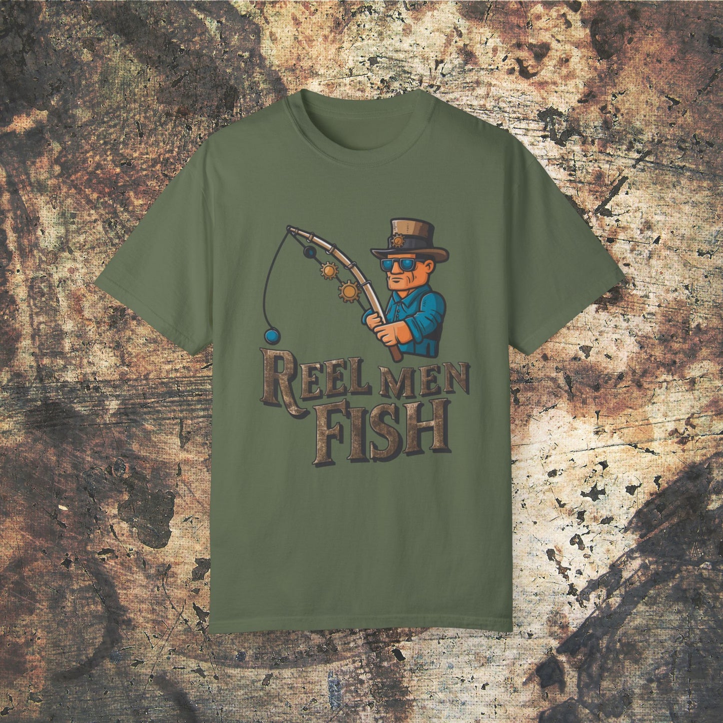 Funny Fishing Shirt, Reel Men Fish T-Shirt, Unique Angler Gift, Fisherman Graphic Tee, Cool Fishing Gear, Outdoor Adventure Apparel