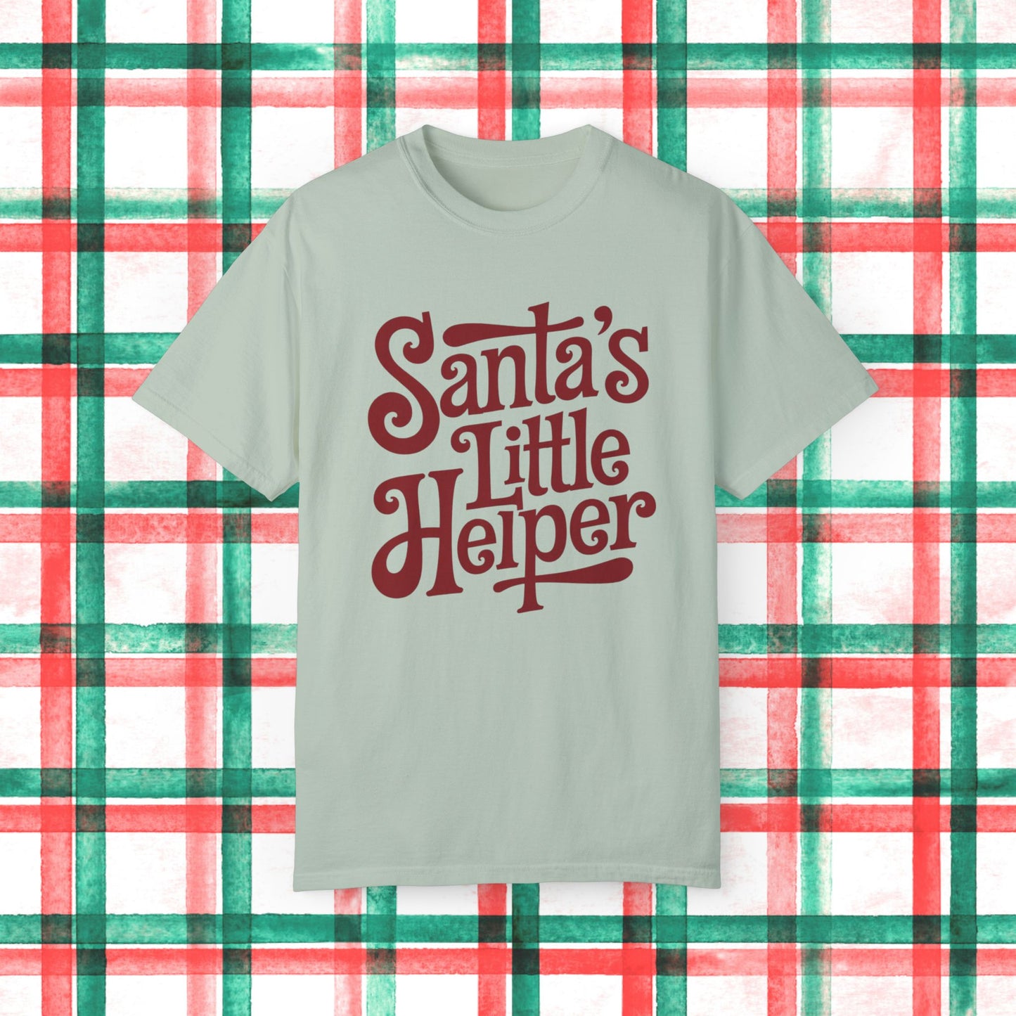 Santa's Little Helper T Shirt, Christmas Holiday Graphic Tee, Festive Santa Claus Shirt, Cute Holiday Gift Idea, Seasonal Family Shirt