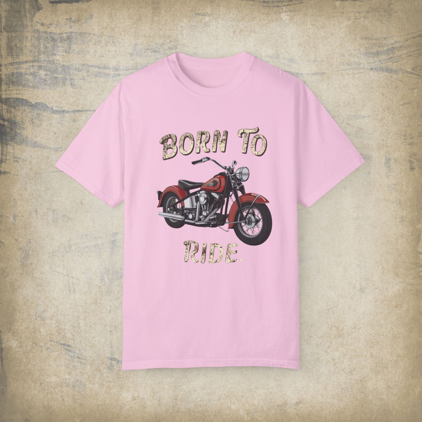 Born To Ride Graphic T-Shirt, Vintage Motorcycle Lover Shirt, Biker Gift, Retro Style Tee, Biker Enthusiast Apparel