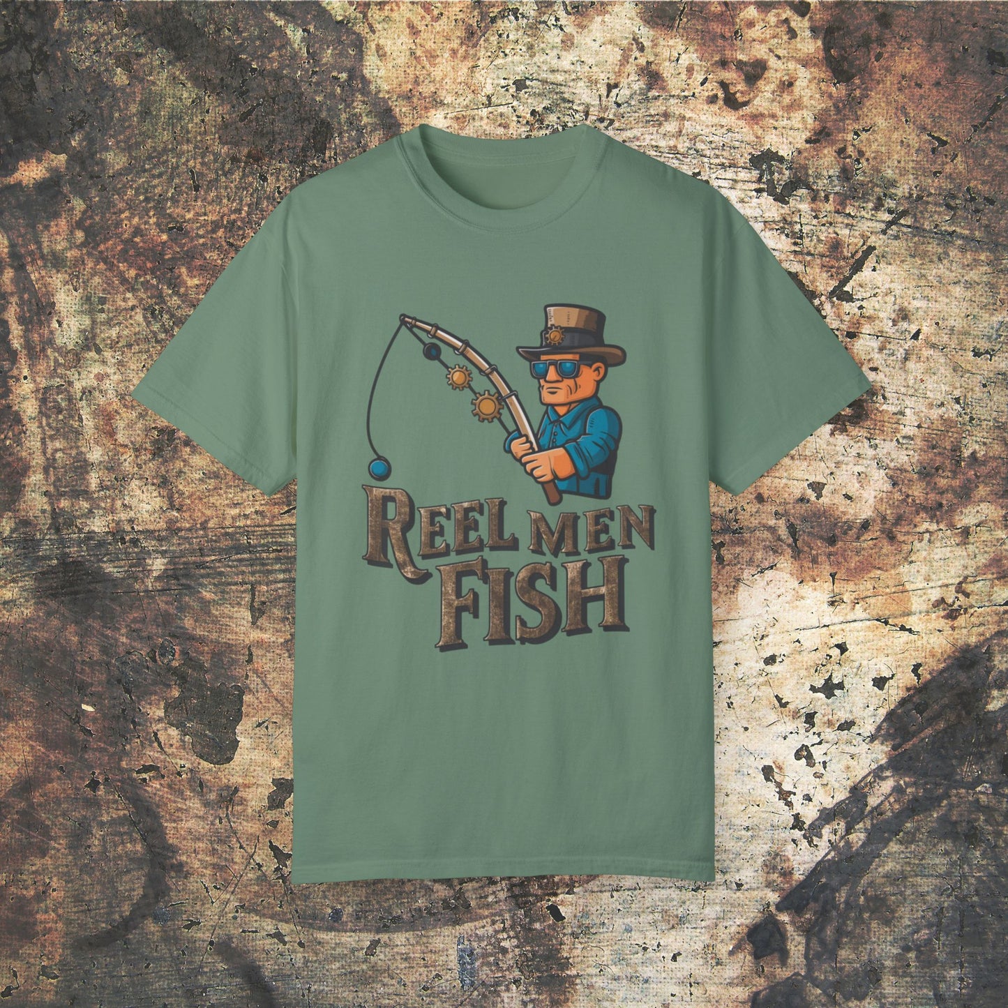 Funny Fishing Shirt, Reel Men Fish T-Shirt, Unique Angler Gift, Fisherman Graphic Tee, Cool Fishing Gear, Outdoor Adventure Apparel