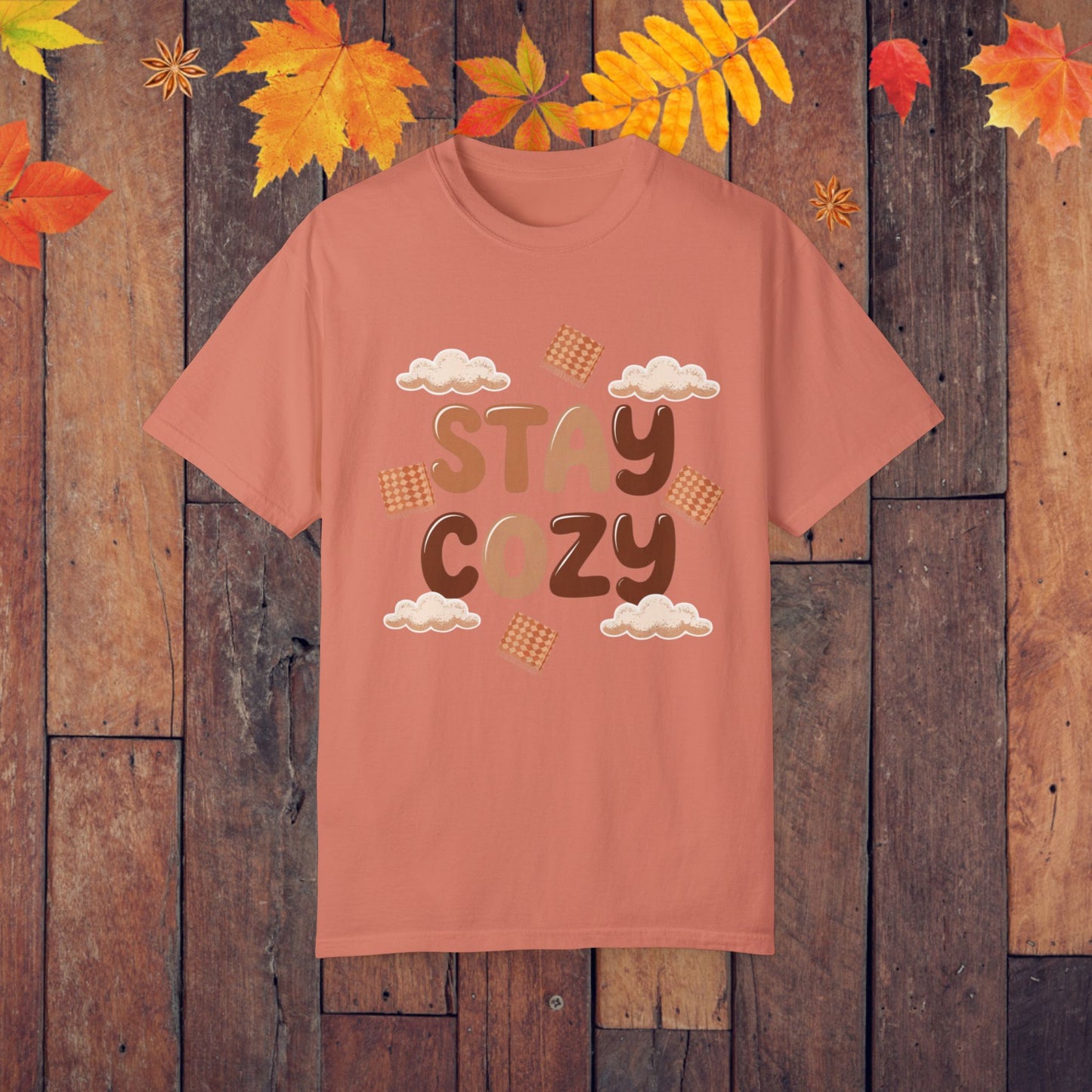 Cozy Weather Stay Cozy T-Shirt, Cute Stay Cozy Graphic Tee, Autumn Cozy Shirt, Comfortable Cozy Vibes T-Shirt, Fun Stay Cozy T-Shirt