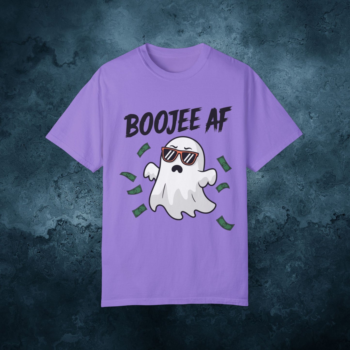 Funny Halloween Ghost Shirt, Boojee AF Graphic Tee, Cute Ghost Shirt for Halloween Parties, Trendy Halloween Apparel Gift