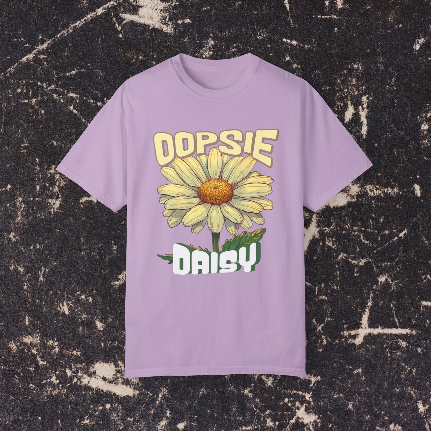 Oopsie Daisy Graphic Tee, Cute Flower T-Shirt, Funny Casual Wear, Women's Summer Outfit, Trendy Graphic Shirt, Gift for Her