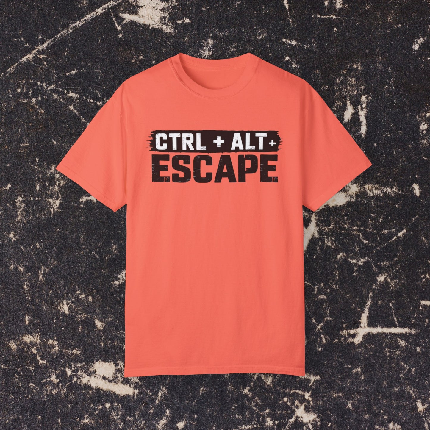 Funny Geeky T-Shirt, Ctrl Alt Escape Graphic Tee, Programmer Gift, Tech Lover Shirt, Cool IT Humor Top, Casual Nerdy Apparel