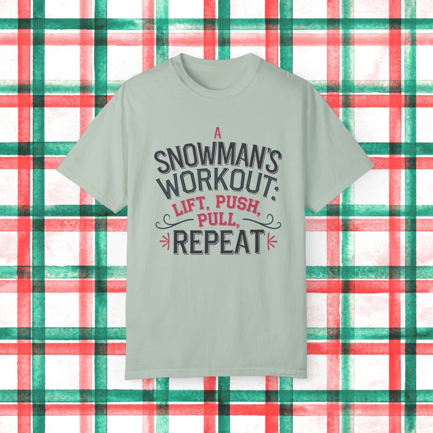 A Snowmans Workout TShirt Funny Fitness Shirt Gym Humor Tee Holiday Workout TShirt Winter Exercise Shirt Unique Gift Idea