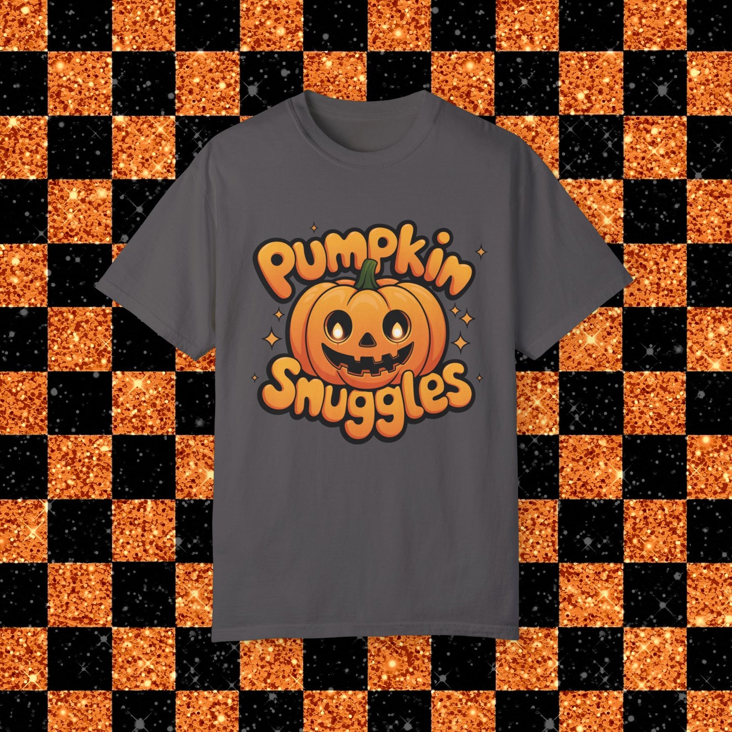 Pumpkin Snuggles Halloween T-Shirt, Cute Pumpkin Design, Funny Halloween Tee, Fall Season Apparel, Spooky Pumpkin Shirt