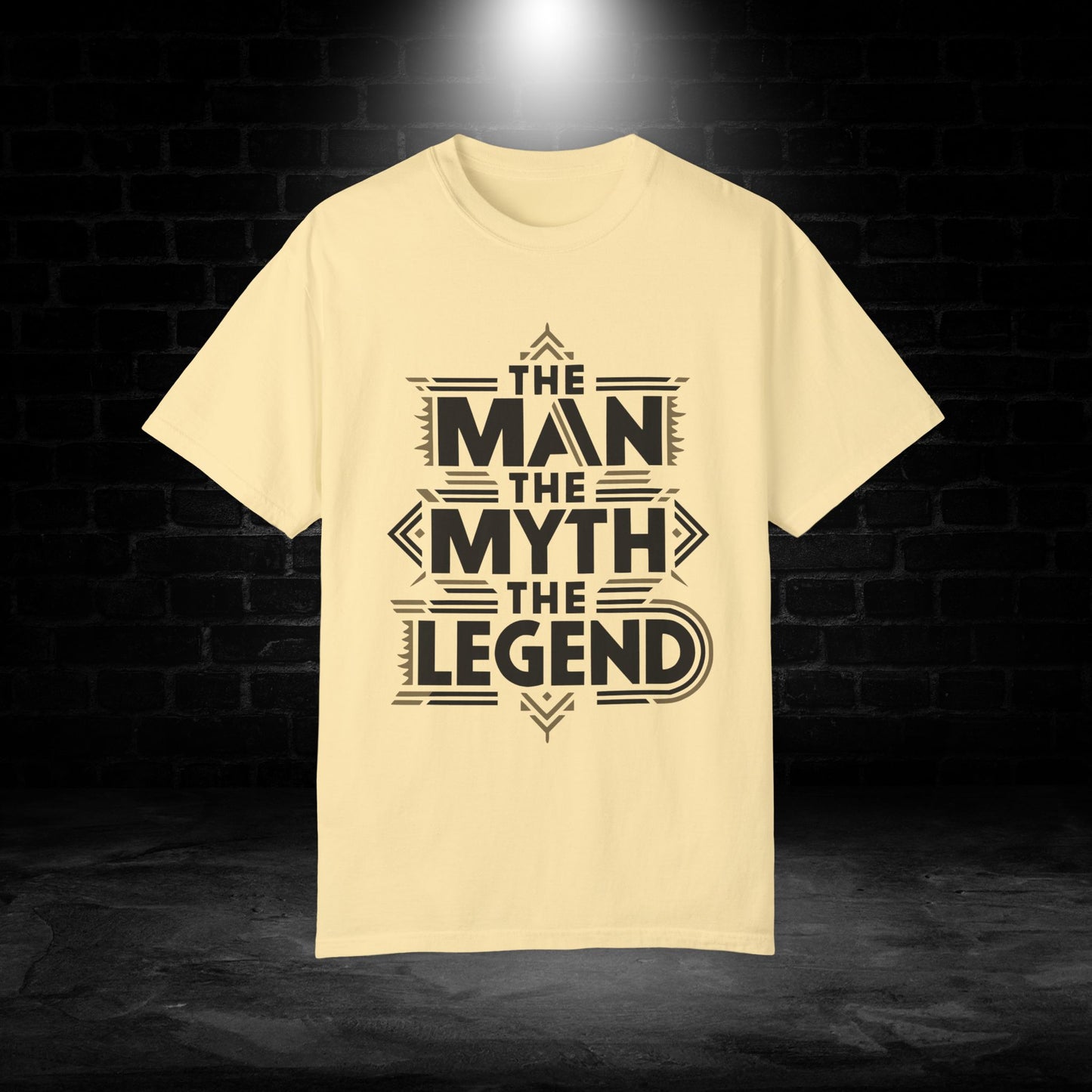 The Man The Myth The Legend Graphic T-Shirt, Cool Gift for Him, Fun Graphic Tee for Dads, Classic Casual Wear, Funny Shirt