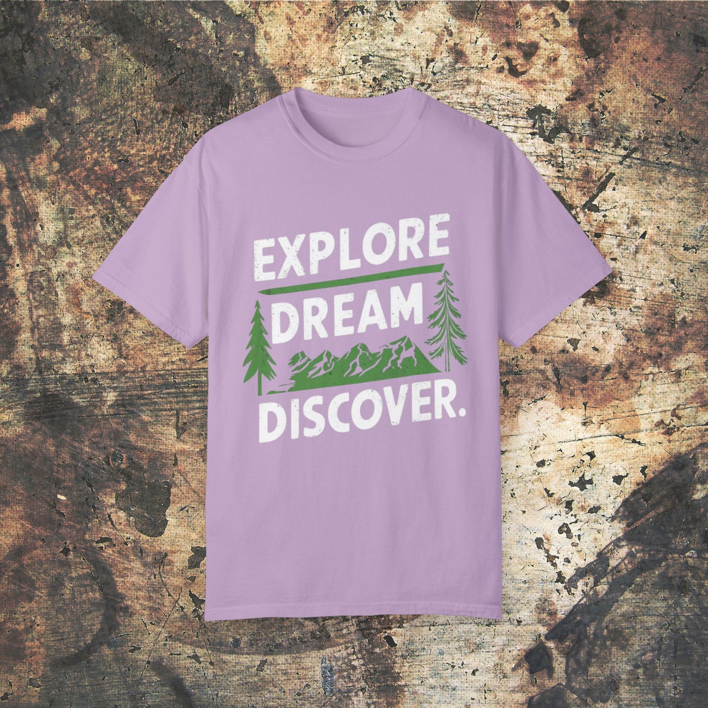 Adventure T-Shirt, Explore Dream Discover, Outdoors Graphic Tee, Inspirational Shirt, Hiking Graphic T-Shirt, Nature Lover Gift