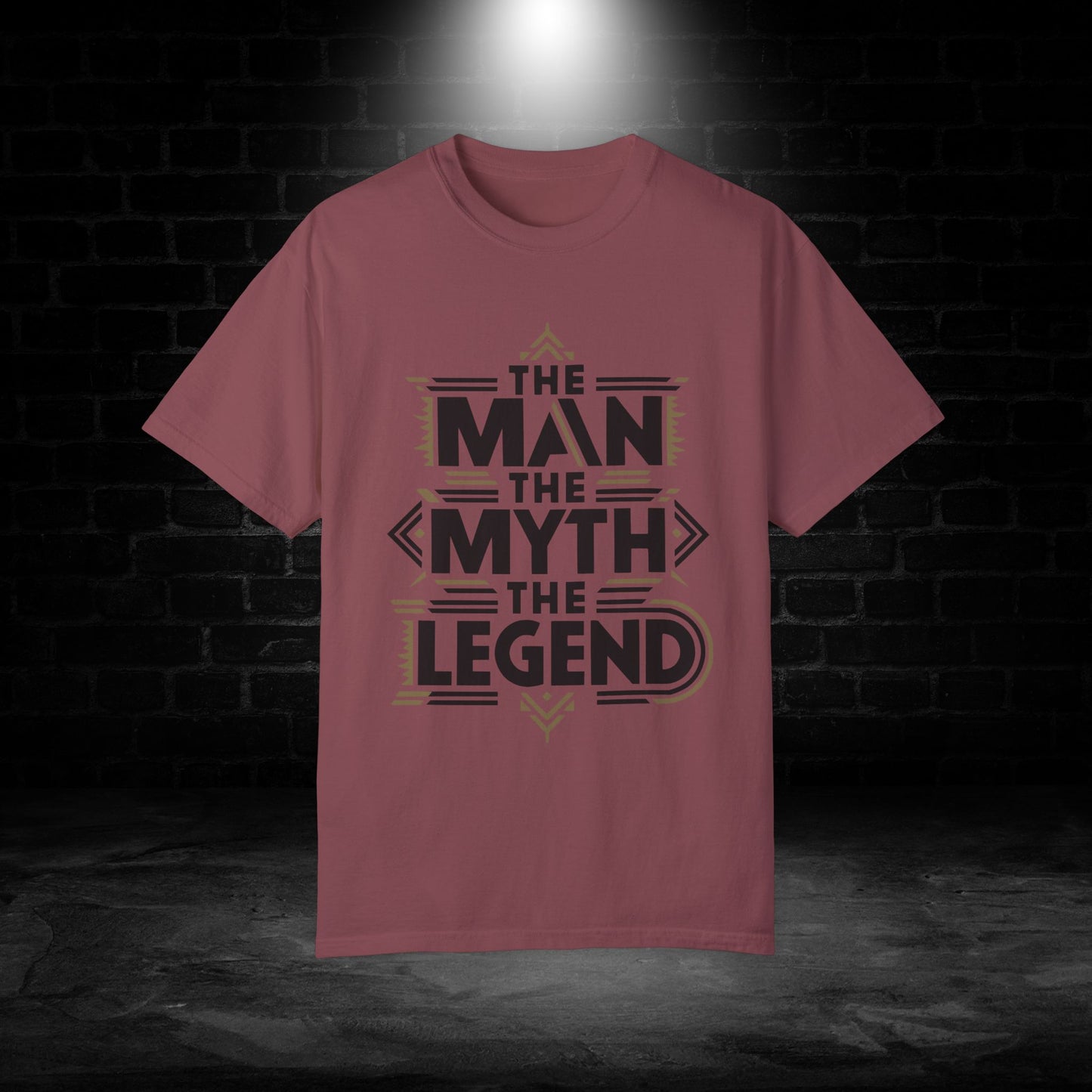 The Man The Myth The Legend Graphic T-Shirt, Cool Gift for Him, Fun Graphic Tee for Dads, Classic Casual Wear, Funny Shirt