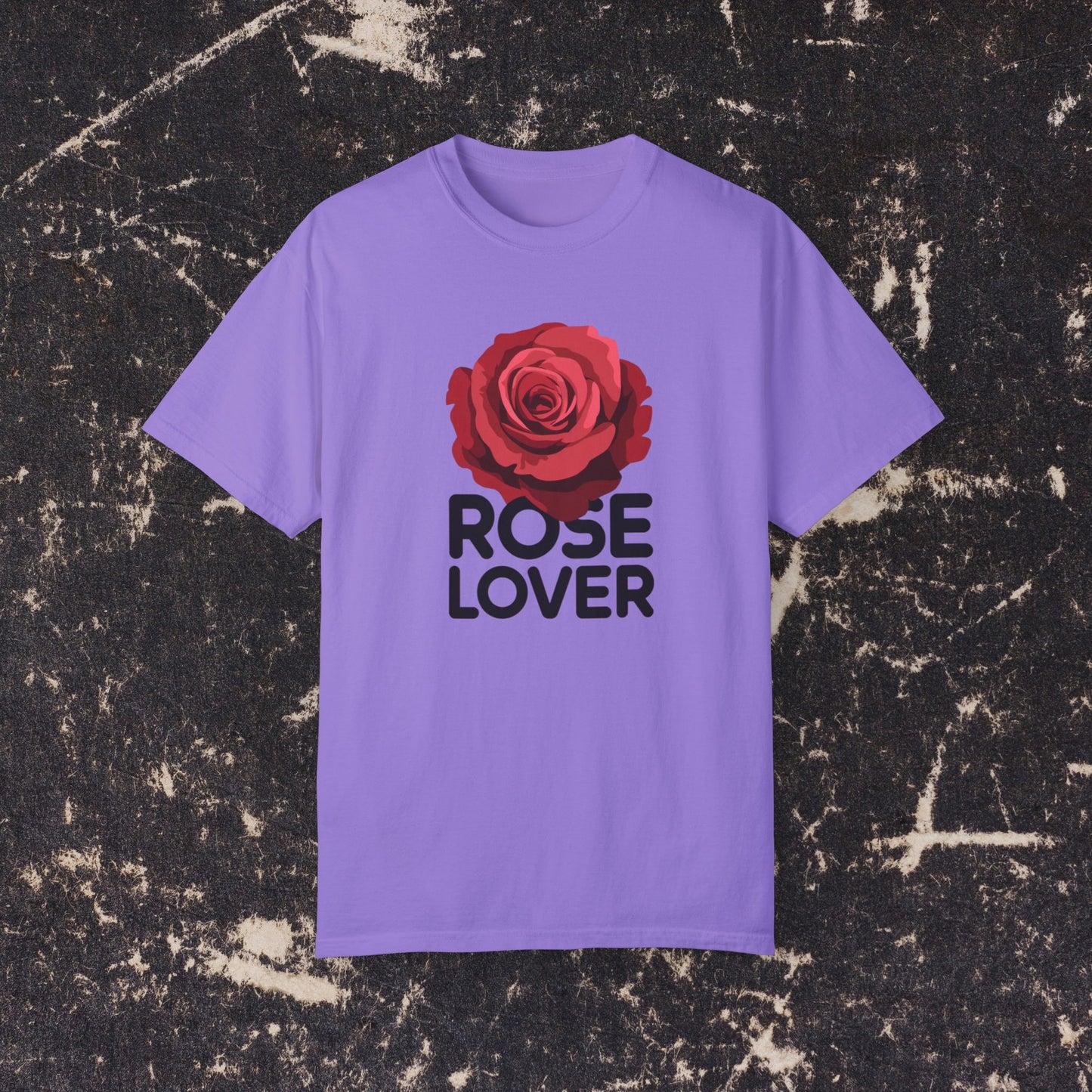 Rose Lover Graphic T-Shirt, Red Rose Art Shirt, Floral Print Top, Lover's Gift Tee, Casual Fashion Statement, Unique Graphic Tee