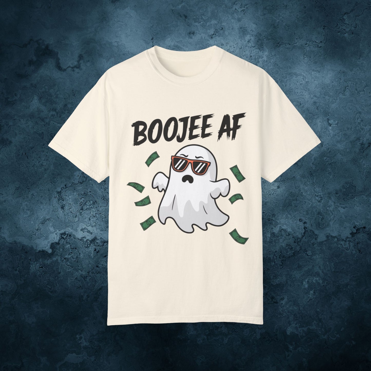 Funny Halloween Ghost Shirt, Boojee AF Graphic Tee, Cute Ghost Shirt for Halloween Parties, Trendy Halloween Apparel Gift