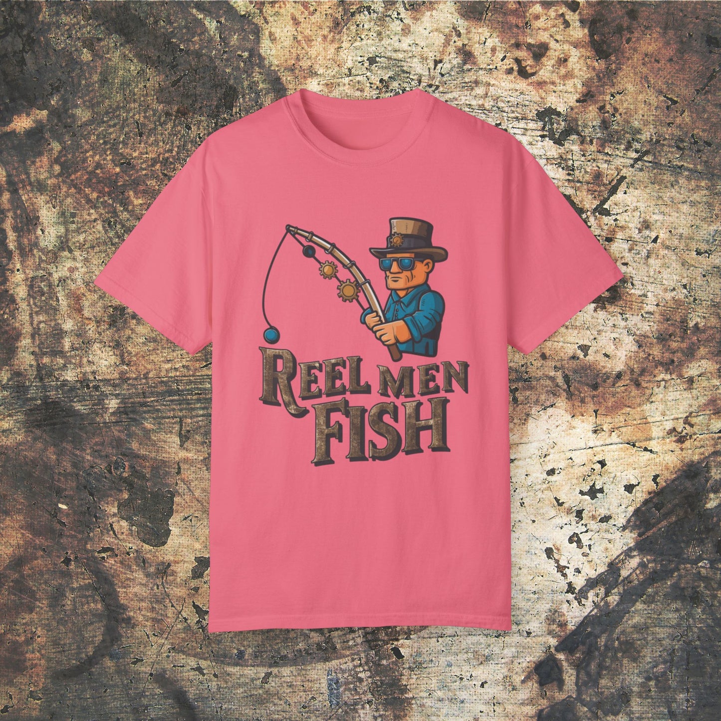 Funny Fishing Shirt, Reel Men Fish T-Shirt, Unique Angler Gift, Fisherman Graphic Tee, Cool Fishing Gear, Outdoor Adventure Apparel