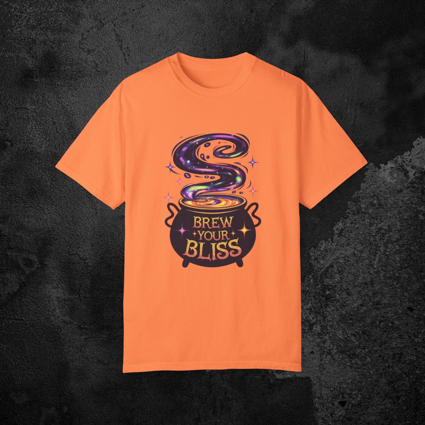 Brew Your Bliss T-Shirt, Magical Boiling Pot Design Tee, Funny Graphic Shirt, Unique Witchy Apparel, Cute Gift Idea