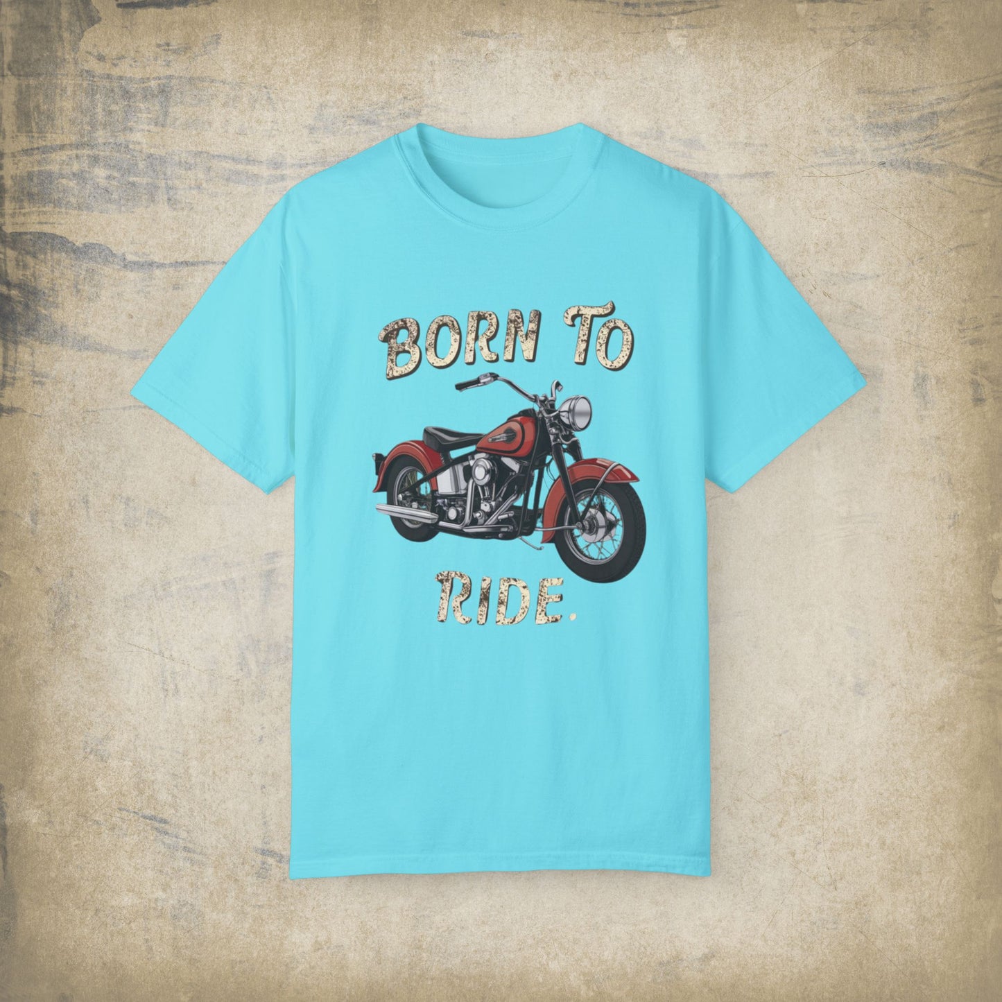 Born To Ride Graphic T-Shirt, Vintage Motorcycle Lover Shirt, Biker Gift, Retro Style Tee, Biker Enthusiast Apparel