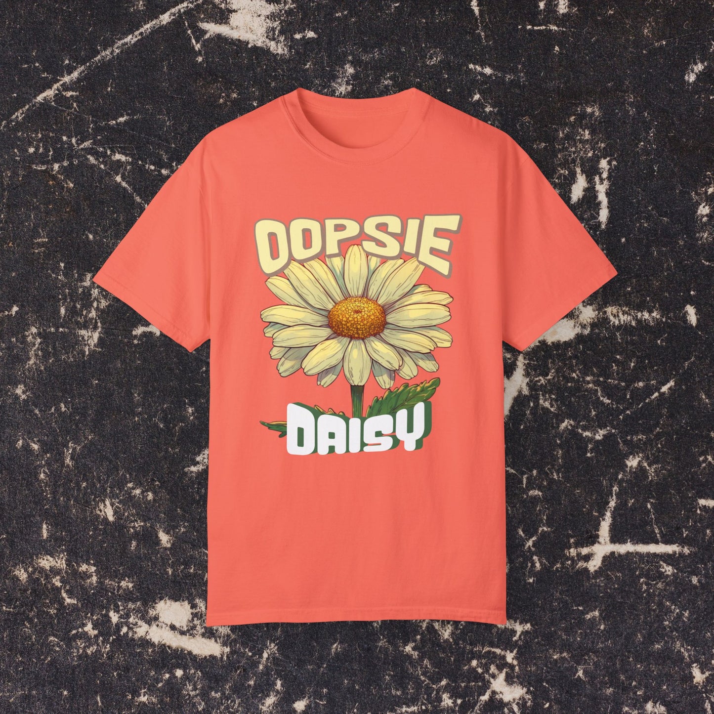 Oopsie Daisy Graphic Tee, Cute Flower T-Shirt, Funny Casual Wear, Women's Summer Outfit, Trendy Graphic Shirt, Gift for Her