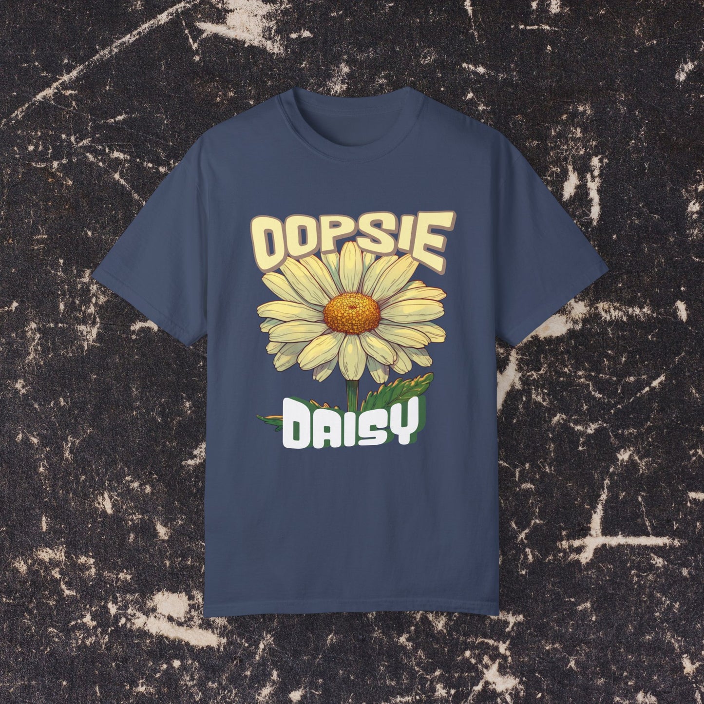 Oopsie Daisy Graphic Tee, Cute Flower T-Shirt, Funny Casual Wear, Women's Summer Outfit, Trendy Graphic Shirt, Gift for Her