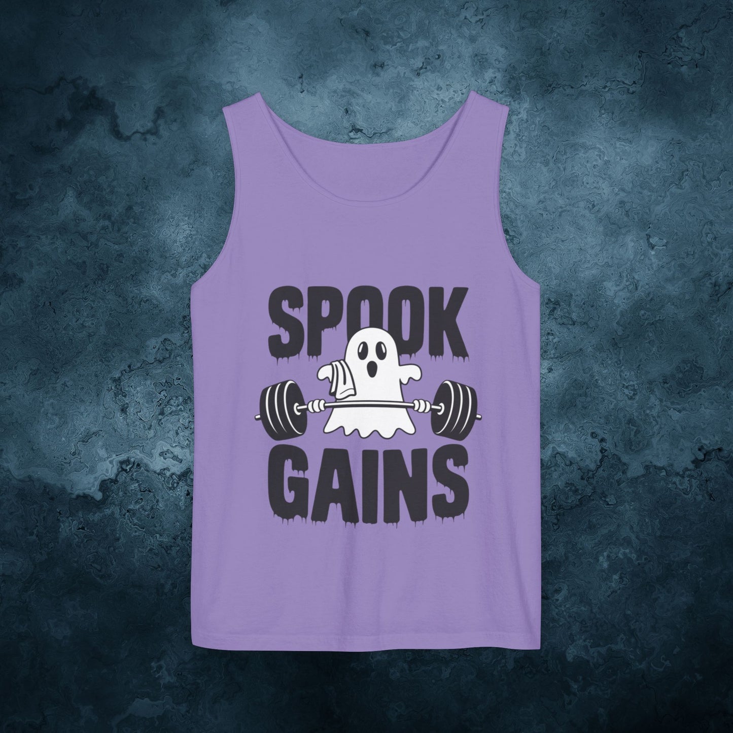 Spook Gains Ghost Weightlifting Graphic T-Shirts