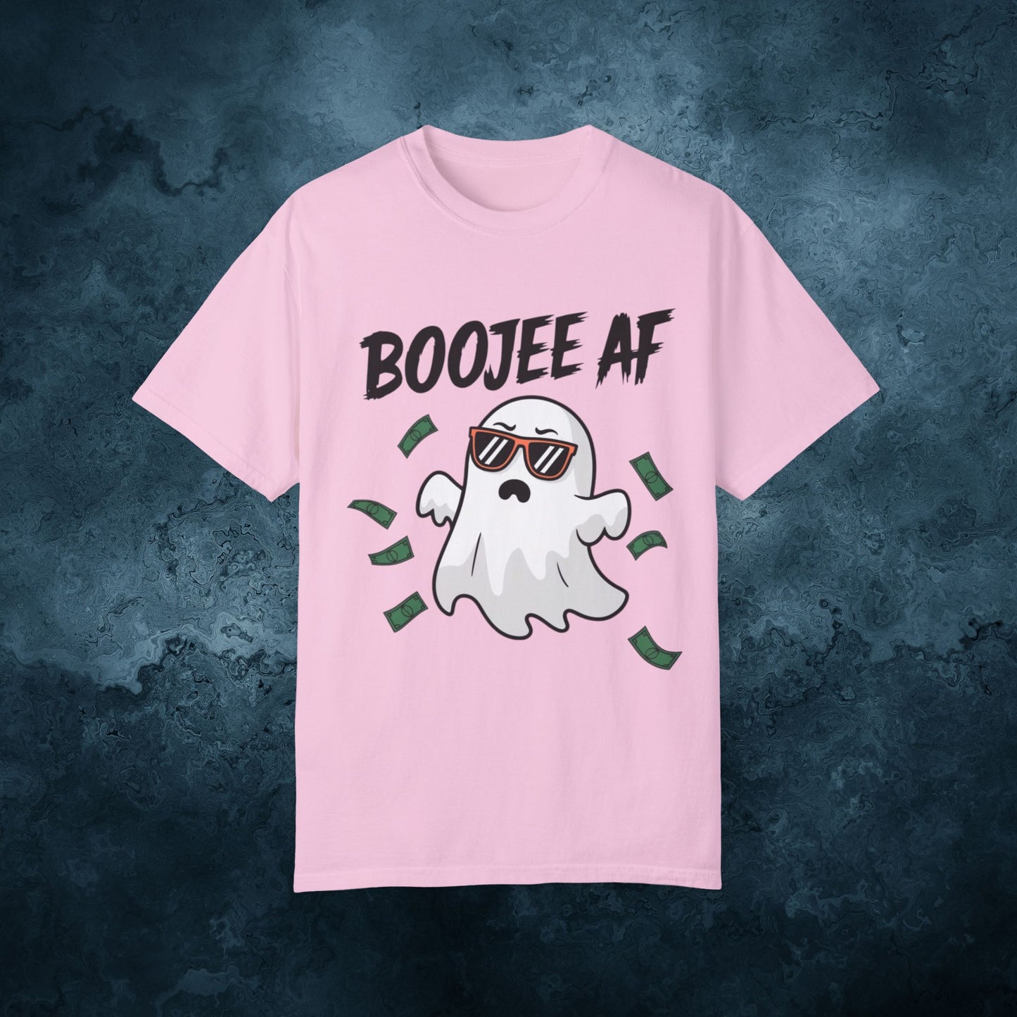 Funny Halloween Ghost Shirt, Boojee AF Graphic Tee, Cute Ghost Shirt for Halloween Parties, Trendy Halloween Apparel Gift