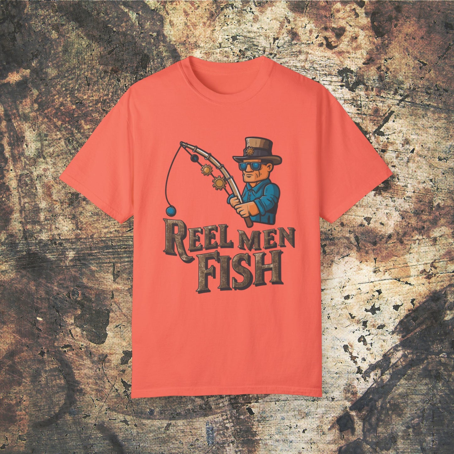 Funny Fishing Shirt, Reel Men Fish T-Shirt, Unique Angler Gift, Fisherman Graphic Tee, Cool Fishing Gear, Outdoor Adventure Apparel