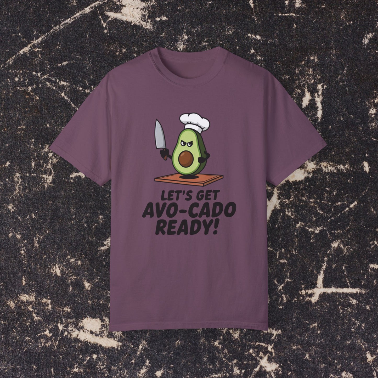 Funny Avocado Kitchen T-Shirt, Let's Get Avo-Cado Ready Tee, Chef Avocado Graphic Tee, Culinary Humor Shirt, Novelty Cooking Shirt