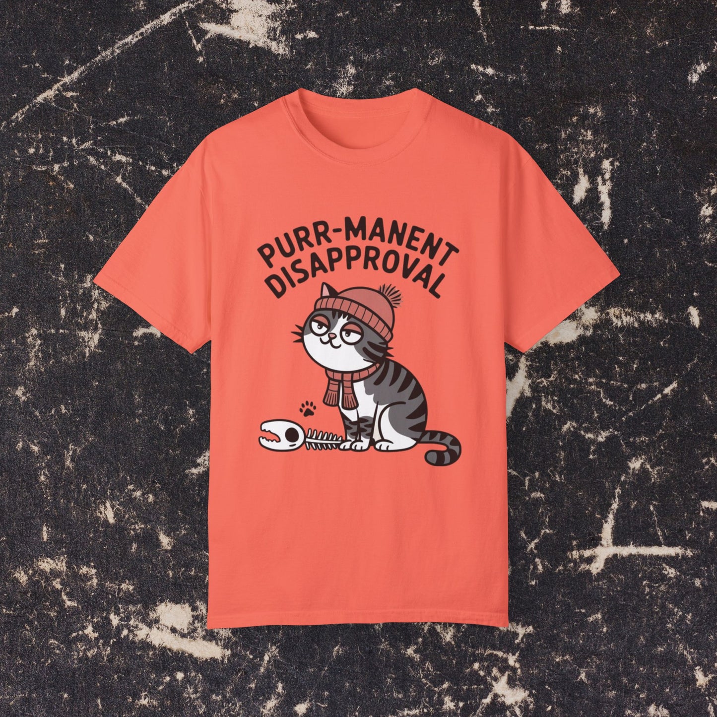 Funny Cat T-Shirt, Purr-Manent Disapproval Tee, Cute Cat Graphic, Humorous Cat Lovers Shirt, Cat Meme Top, Cozy Casual Wear