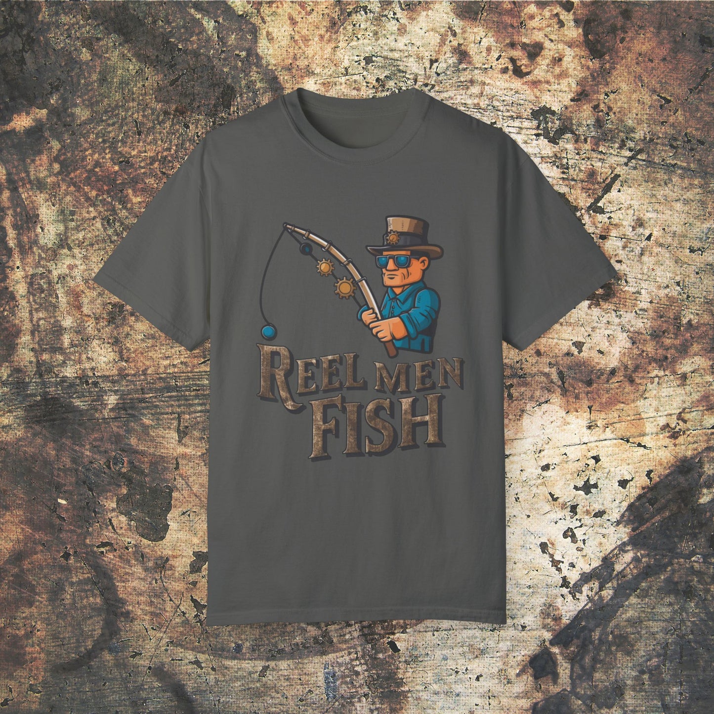 Funny Fishing Shirt, Reel Men Fish T-Shirt, Unique Angler Gift, Fisherman Graphic Tee, Cool Fishing Gear, Outdoor Adventure Apparel