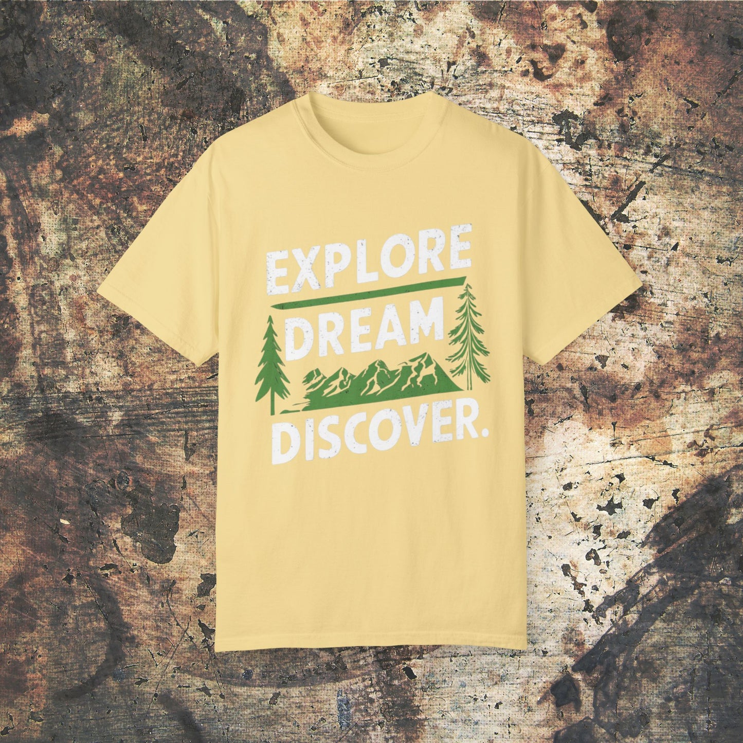 Adventure T-Shirt, Explore Dream Discover, Outdoors Graphic Tee, Inspirational Shirt, Hiking Graphic T-Shirt, Nature Lover Gift