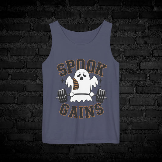 Haunted Workout Ghost Gym Fun Design T-Shirts