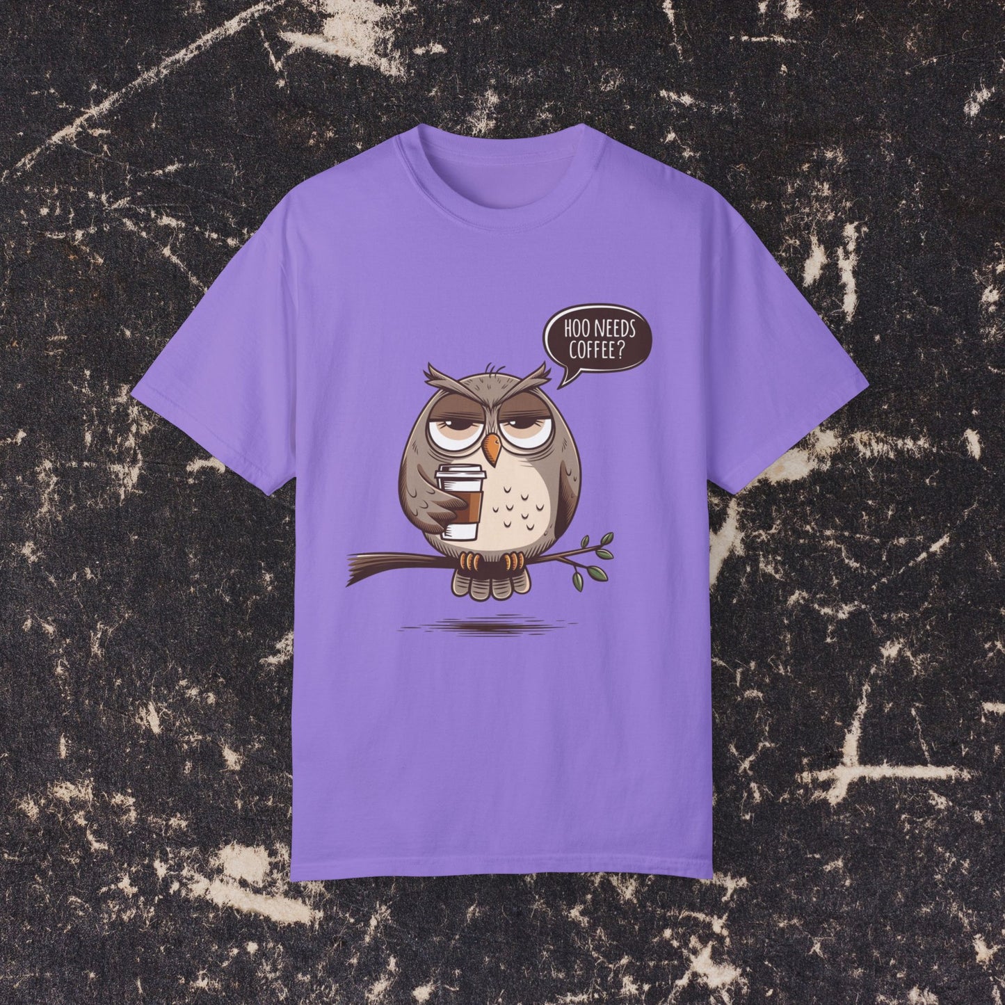 Funny Owl Coffee Lover Shirt, Hoo Needs Coffee T-Shirt, Cute Owl Graphic Tee, Humorous Coffee Clothing, Coffee Addict Top, Animal Lover