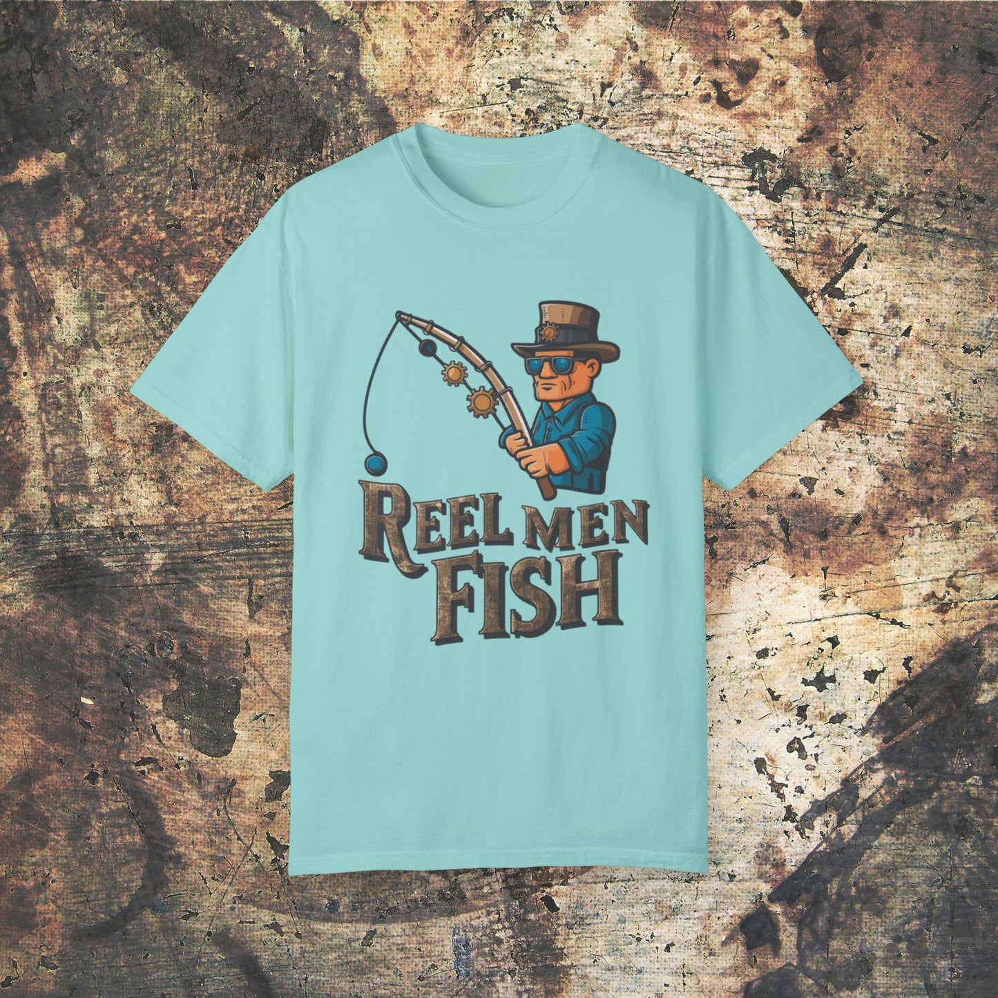 Funny Fishing Shirt, Reel Men Fish T-Shirt, Unique Angler Gift, Fisherman Graphic Tee, Cool Fishing Gear, Outdoor Adventure Apparel