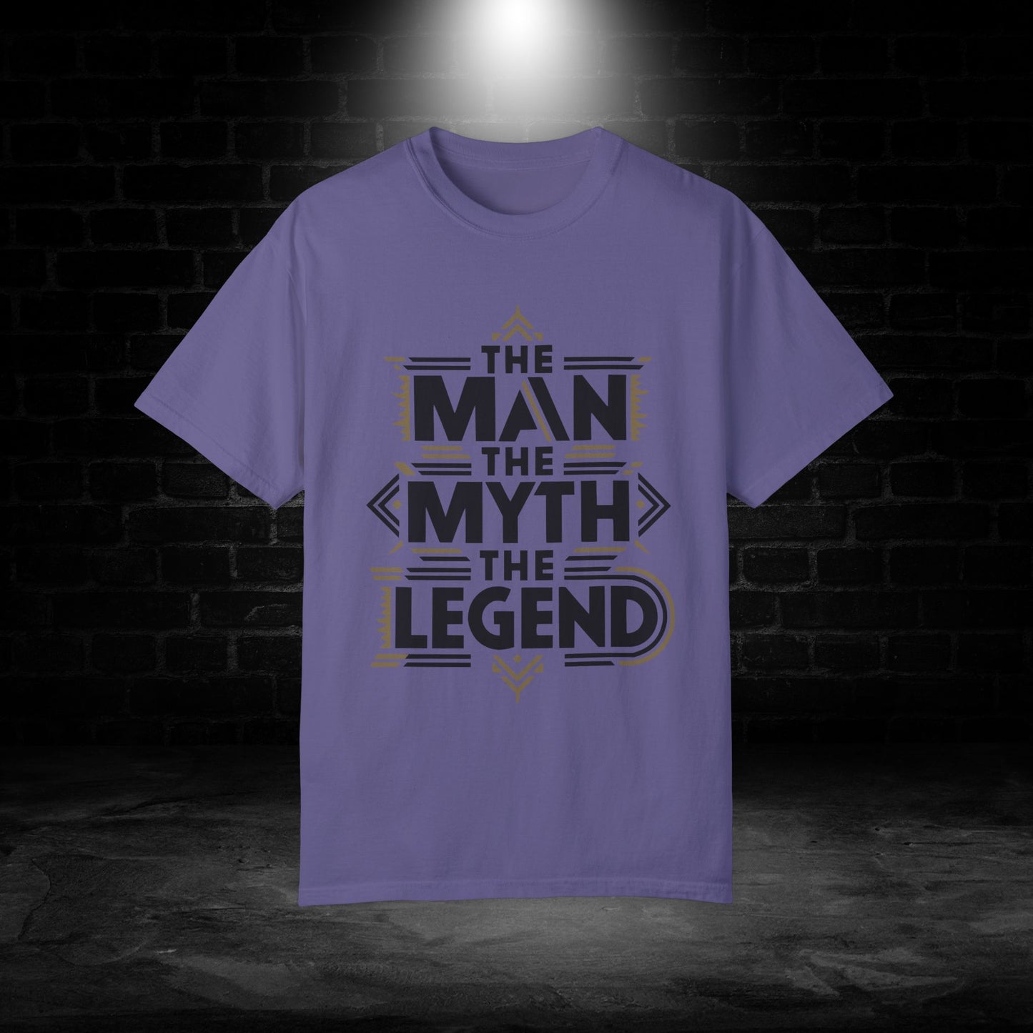 The Man The Myth The Legend Graphic T-Shirt, Cool Gift for Him, Fun Graphic Tee for Dads, Classic Casual Wear, Funny Shirt