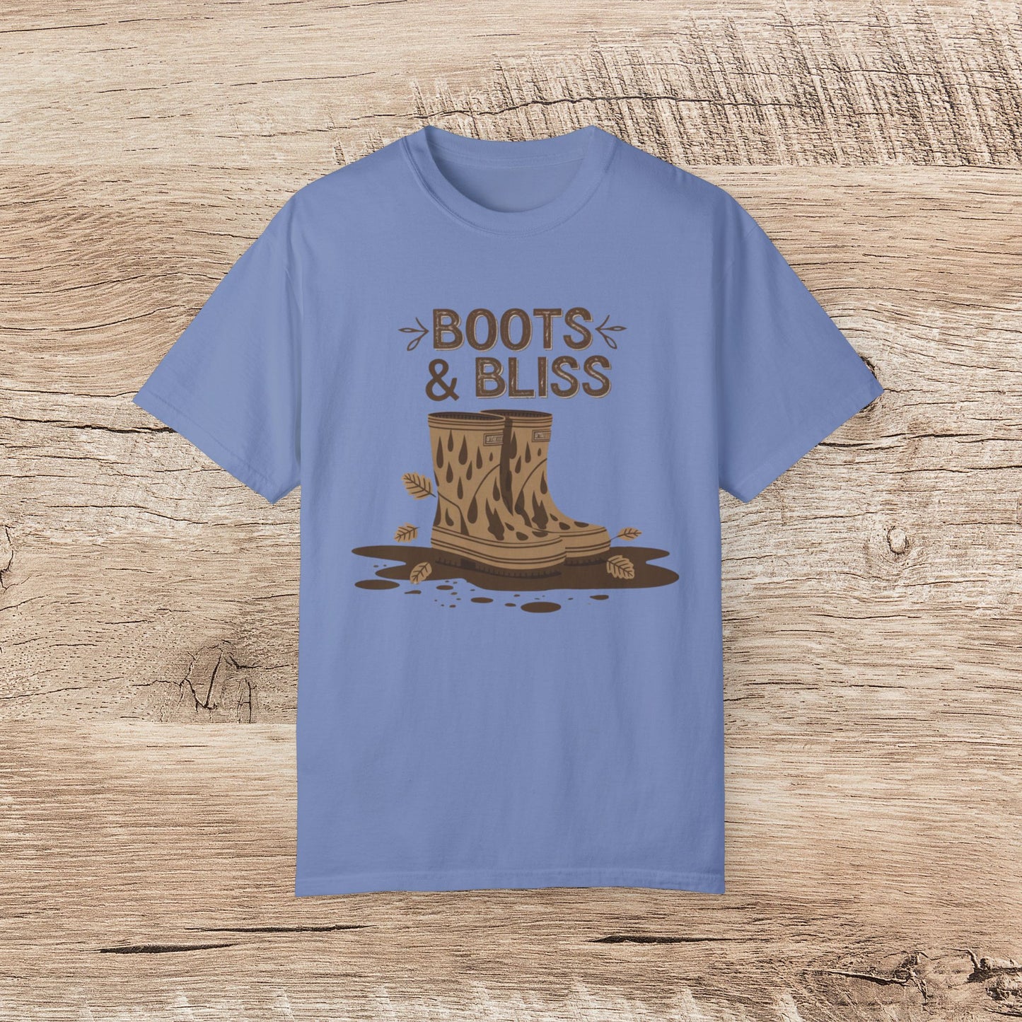 Boots and Bliss Graphic Tee, Comfortable Unisex T-Shirt, Casual Everyday Shirt, Fashionable Boots Design, Fall Apparel