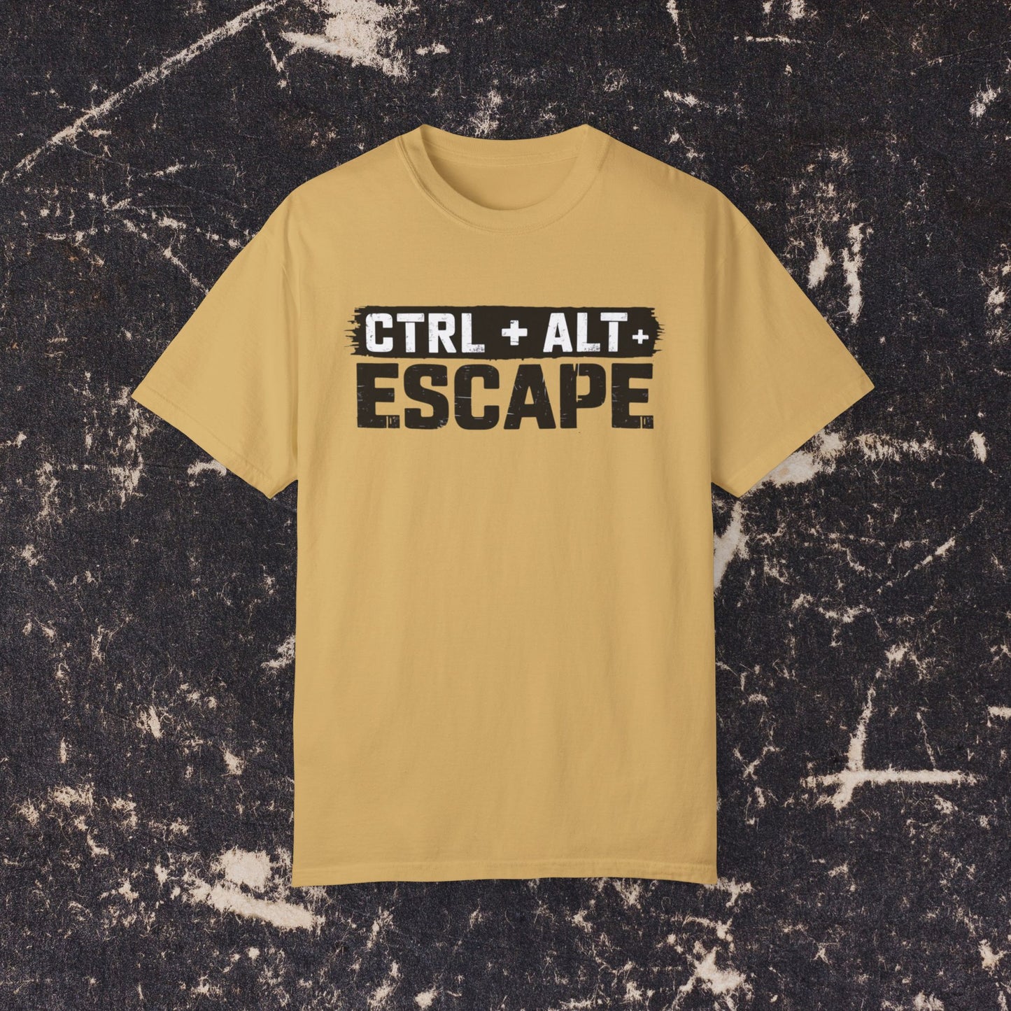 Funny Geeky T-Shirt, Ctrl Alt Escape Graphic Tee, Programmer Gift, Tech Lover Shirt, Cool IT Humor Top, Casual Nerdy Apparel