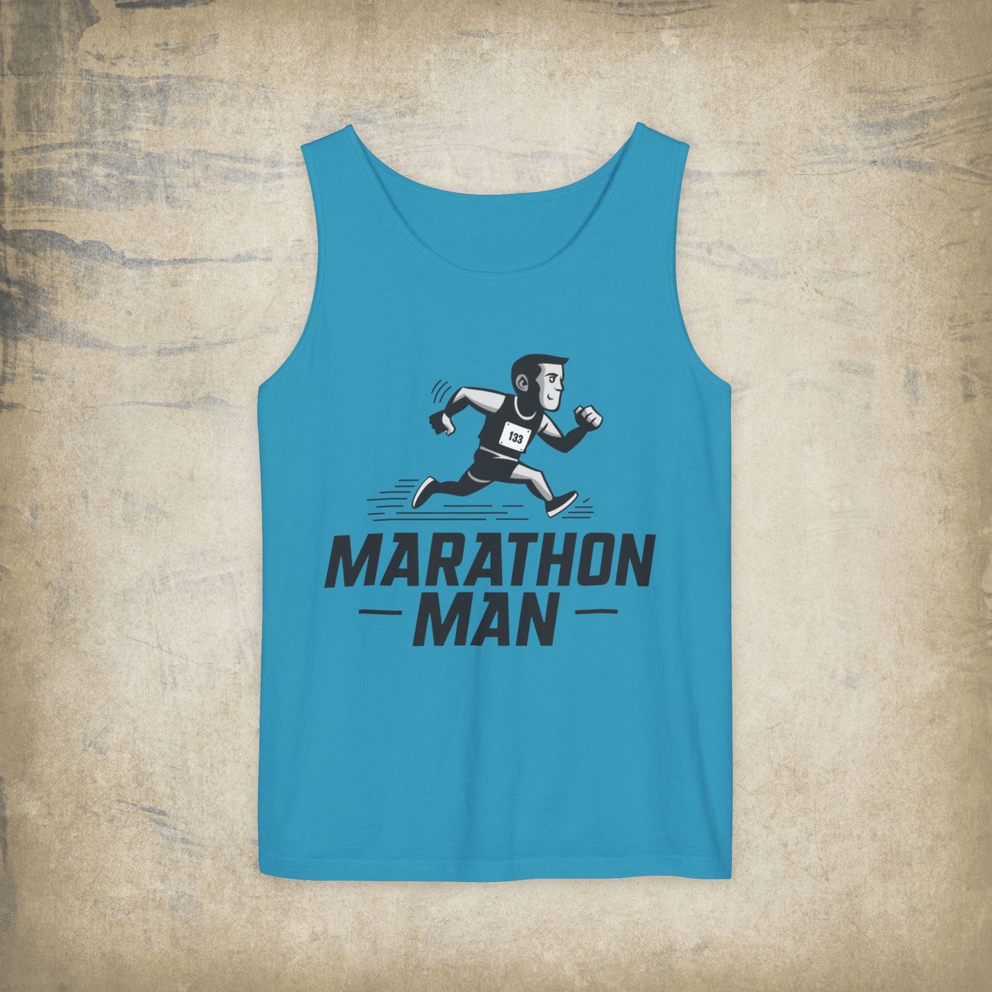 Marathon Man Running Graphic Tee, Athletic Runner T-Shirt, Motivational Sportswear, Gift for Runners, Marathon Enthusiast