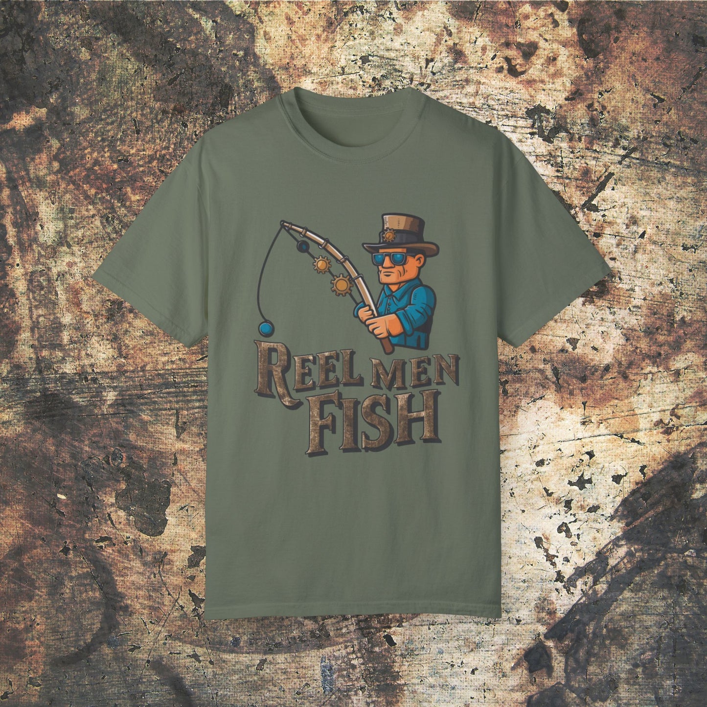 Funny Fishing Shirt, Reel Men Fish T-Shirt, Unique Angler Gift, Fisherman Graphic Tee, Cool Fishing Gear, Outdoor Adventure Apparel