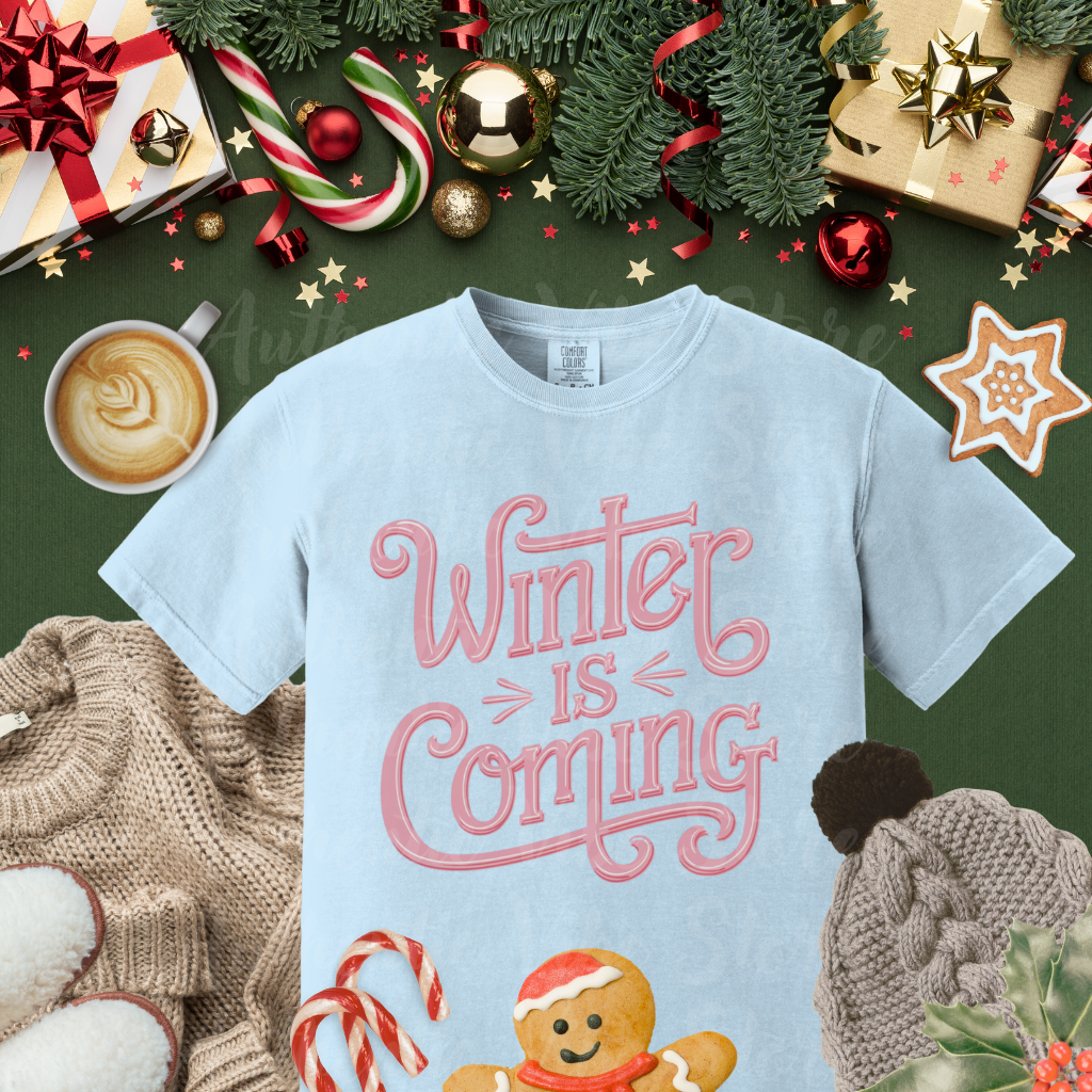 Winter Is Coming T-Shirt, Game of Thrones Inspired Shirt, Winter Quote Tee, Graphic Tee, Unisex T-Shirt, Funny Winter Shirt, Gift Idea